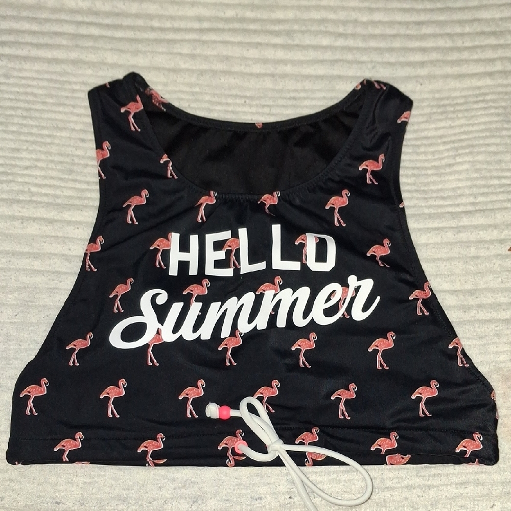Victoria's Secret Black and Pink One Piece Swimsuit